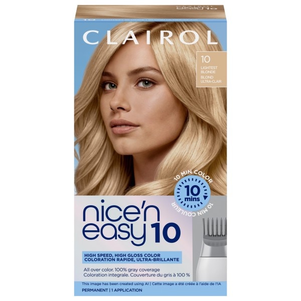 Nice'n Easy 10 Lightest Blonde Permanent Hair Color | Publix Super