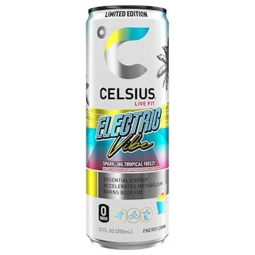 Celsius Live Fit Electric Vibe Sparkling Tropical Freeze Energy Drink