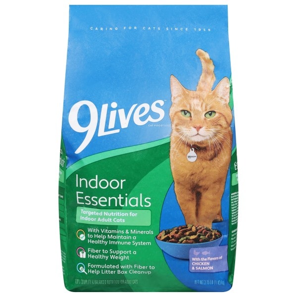 9Lives Indoor Essentials Adult Chicken & Salmon Cat Food | Publix