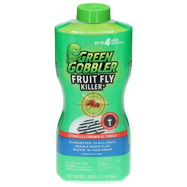 Green Gobbler Citronella & Cinnamon Oil Formula Fruit Fly Killer+