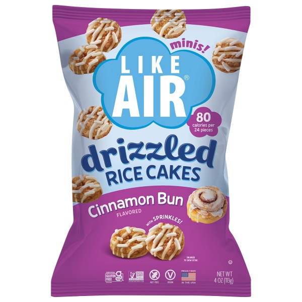 Like Air Drizzled Cinnamon Bun Flavored Minis! Rice Cakes | Publix