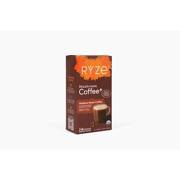 Ryze Organic Medium Roast Mushroom Coffee Sticks