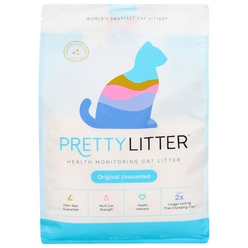 Pretty Litter Health Monitoring Cat Litter, Original Unscented