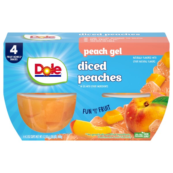 Dole Peach Gel Diced Peaches | Publix Super Markets
