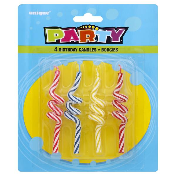 Unique Party Birthday Candles, Bougies, 3.25 Inch | Publix Super Markets