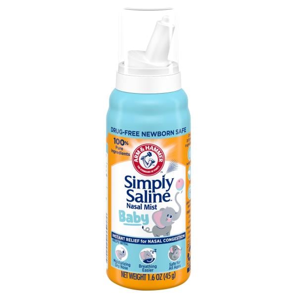 Arm & Hammer Simply Saline Nasal Mist, Baby | Publix Super Markets