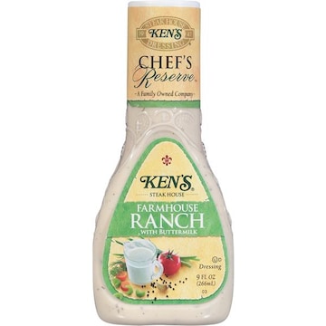 Ken's Steak House Chef's Reserve Farmhouse Ranch with Buttermilk Dressing
