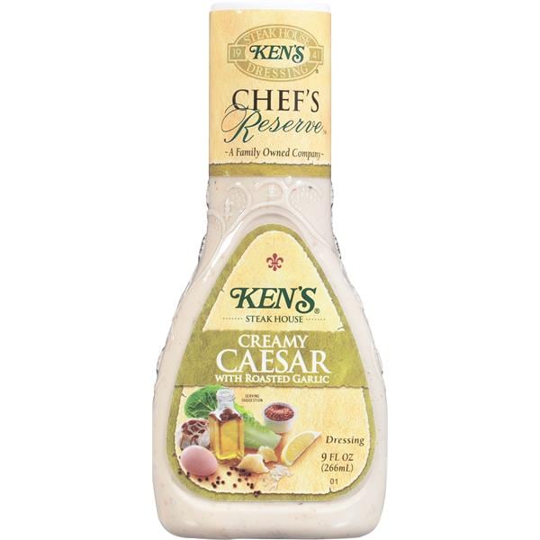 Ken's Steak House Chef's Reserve Creamy Caesar Dressing with