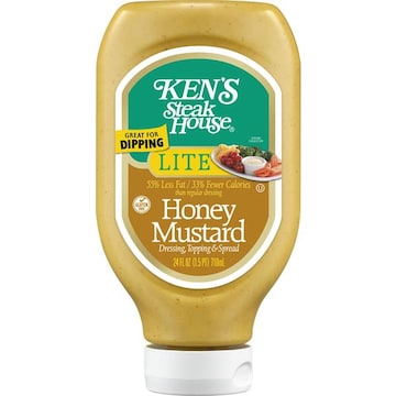 Ken's Steak House Dressing, Topping & Spread, Honey Mustard, Lite