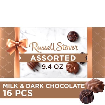 Russell Stover Assorted Milk & Dark Chocolate Candy Gift Box