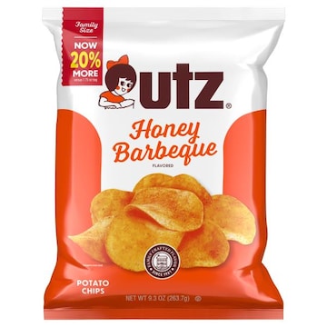 Utz Honey Barbeque Potato Chips Family Size