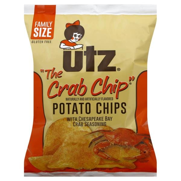 Utz Potato Chips, The Crab Chip, Family Size | Publix Super Markets