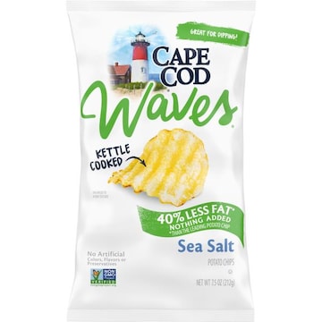 Cape Cod® Waves Less Fat Sea Salt Chips
