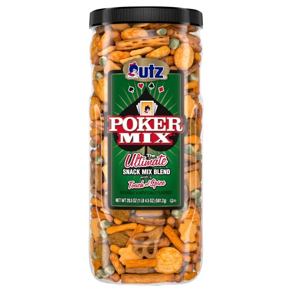 Utz's Poker Mix The Ultimate Snack Mix Blend with a Touch of Spice