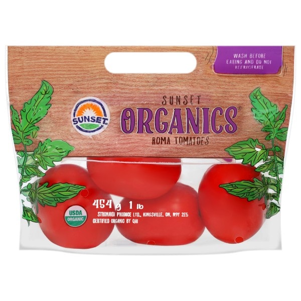 Sunset Organic Roma Tomatoes | Publix Super Markets