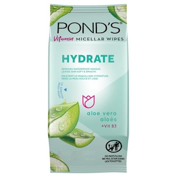 Pond's Vitamin Hydrate Aloe Vera Micellar Wipes
