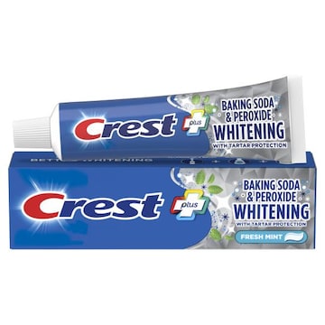 Crest Whitening Baking Soda & Peroxide Whitening Toothpaste, Fresh Mint, 8.2 oz