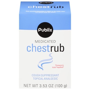 Publix Chest Rub, Medicated