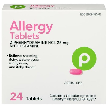 Publix 25 mg Allergy Tablets