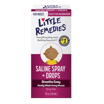 Little Remedies Saline Spray and Drops, Safe for Newborns