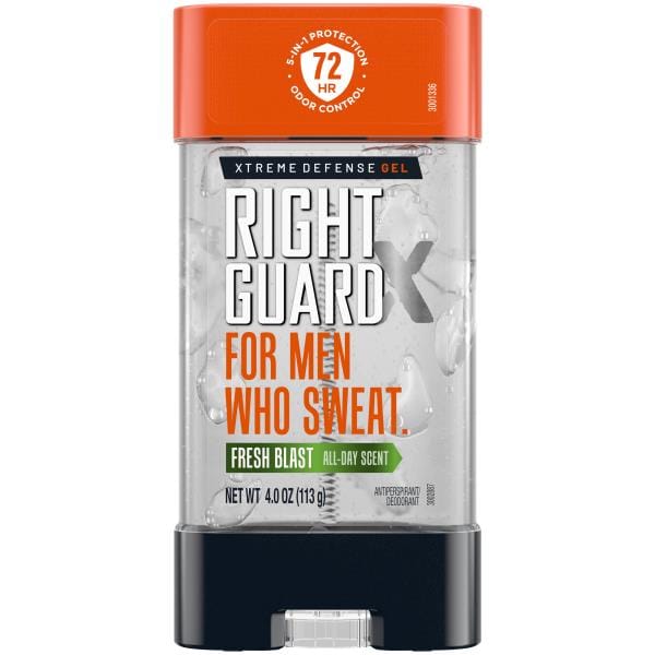 Right Guard With up to 72-hours of Xtreme protection from sweat