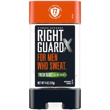 Right Guard With up to 72-hours of Xtreme protection from sweat and odor.