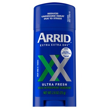 Arrid Extra Extra Dry Antiperspirant Deodorant, Ultra Fresh, Solid