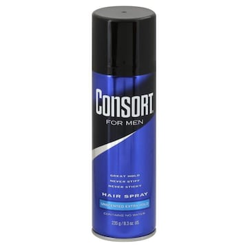 Consort Hair Spray, for Men, Unscented, Extra Hold