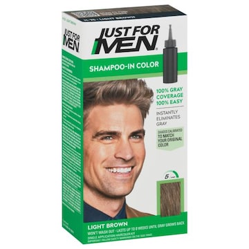 Just For Men Shampoo-In Color, Light Brown H-25