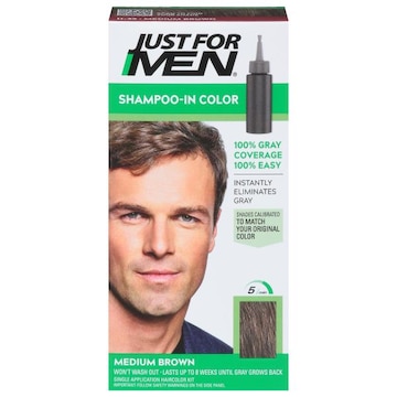 Just For Men Shampoo-In Color, Medium Brown