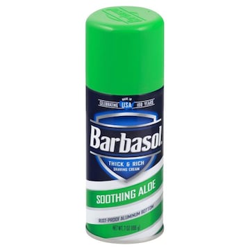 Barbasol Shaving Cream, Thick & Rich, Soothing Aloe