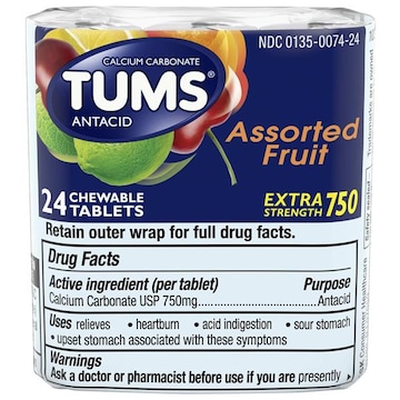Tums Chewable Antacid Tablets