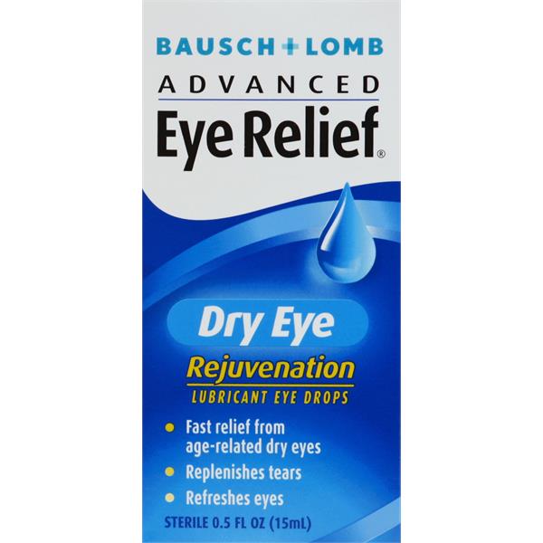 Bausch + Lomb Lubricant Eye Drops, Rejuvenations, Dry Eye Publix