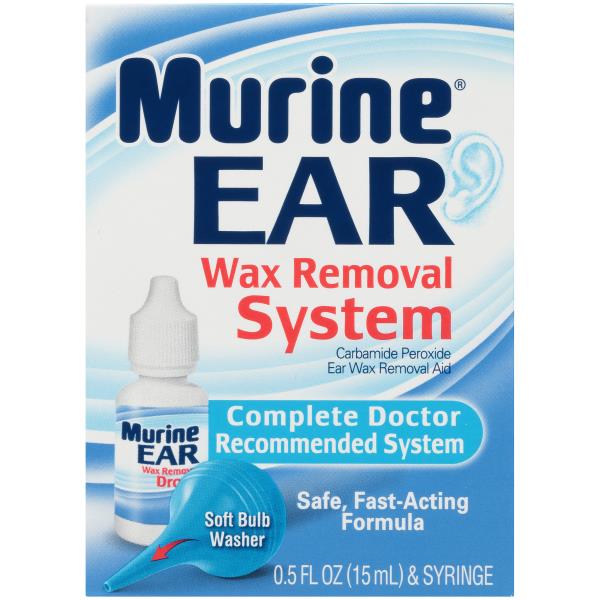 Murine Ear Wax Removal System, Syringe and Ear Drops Publix Super Markets
