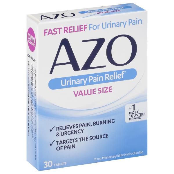 Azo Urinary Pain Relief, Tablets, Value Size Publix Super Markets