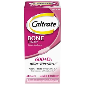 Caltrate Caltrate 600+D3 600 mg Calcium and Vitamin D Supplement Tablets