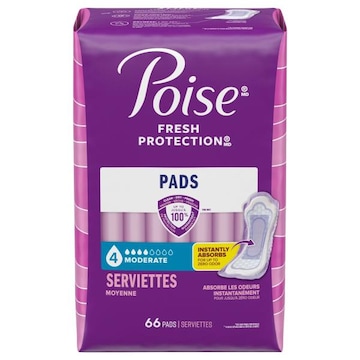 Poise Fresh Protection 4 Moderate Pads