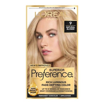 L'Oreal Paris Superior Preference Permanent Hair Color 9 Natural Blonde