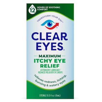 Clear Eyes Itchy Eye Relief, Maximum
