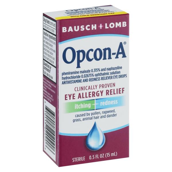 Opcon-A Eye Drops, Sterile, Eye Allergy Relief | Publix Super Markets