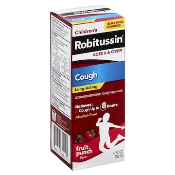 Robitussin Cough, Children's, Long-Acting, Fruit Punch Flavor