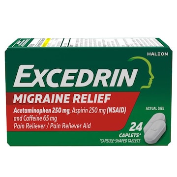 Excedrin Migraine Caplets for Migraine Headache Relief - 24 count