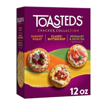 Toasteds Crackers Variety Pack, Party Snacks