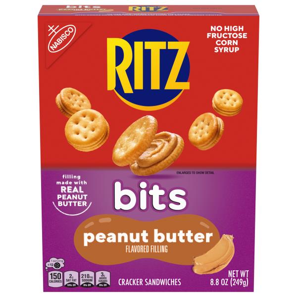 Ritz RITZ Bits Peanut Butter Sandwich Crackers, 8.8 oz Publix Super