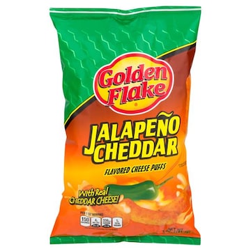 Golden Flake Cheese Puffs, Jalapeno Cheddar