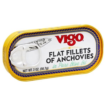 Vigo Fillets of Anchovies, Flat