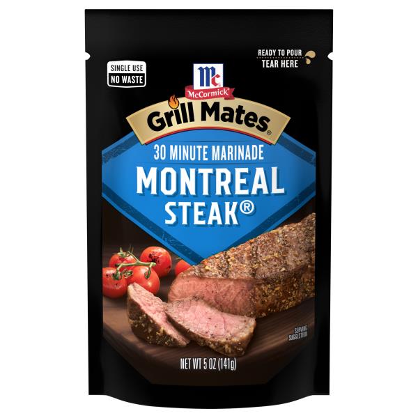 McCormick GRILL MATES Montreal Steak Single Use Marinade | Publix