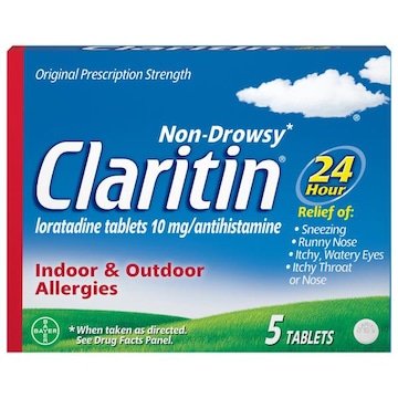 Claritin Indoor & Outdoor Allergies, 24 Hour, Original Prescription Strength, Tablets