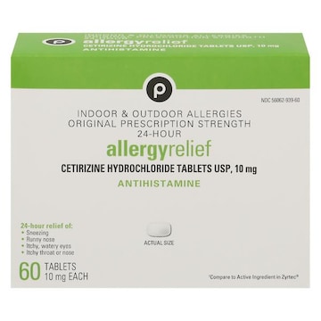 Publix Allergy Relief, Original Prescription Strength, 10 mg, Tablets