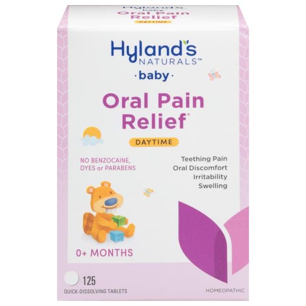 Hyland's Oral Pain Relief, Daytime, QuickDissolving Tablets, Baby